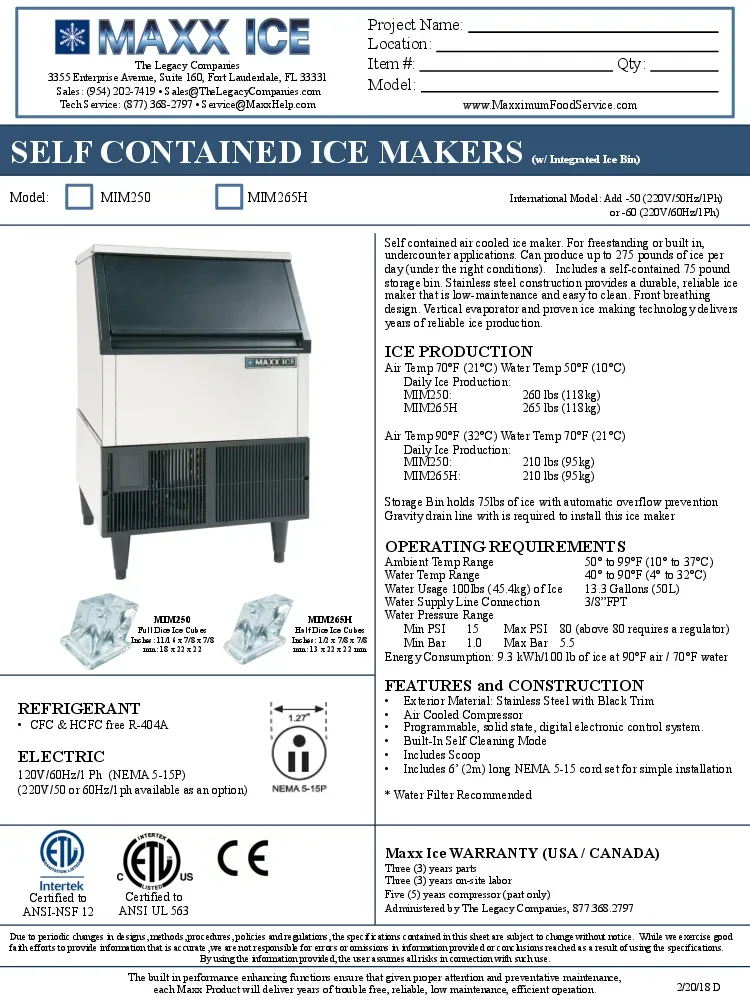 maxx-ice-mim250-ice-maker-with-bin-cube-style-self-contained-specsheet-260726pw3qua.pdf