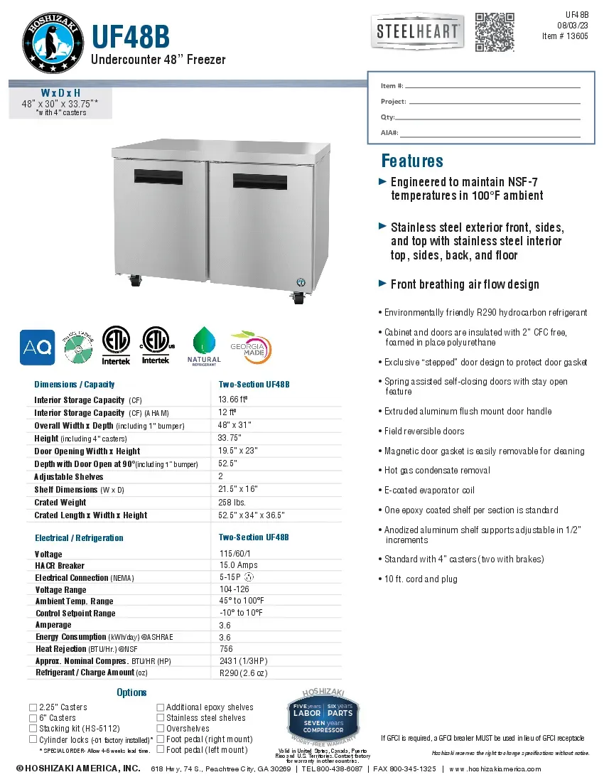 hoshizaki-uf48b-freezer-undercounter-reach-in-48-w-solid-hinged-door-self-c-260818sco38w.pdf