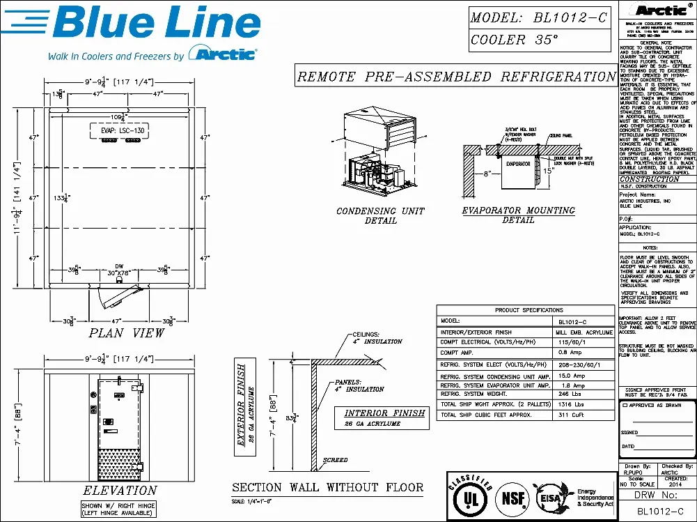 arctic-industries-bl1012-c-r-walk-in-cooler-modular-remote-24-h-specsheet-260726b9xwf5.pdf