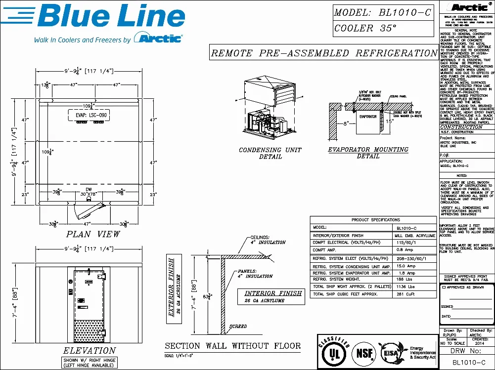 arctic-industries-bl1010-c-r-walk-in-cooler-modular-remote-24-h-specsheet-260726u2k6y2.pdf