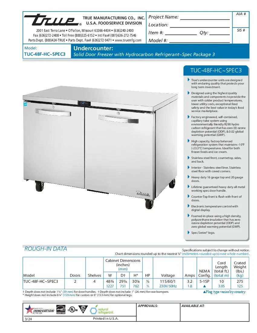 true-manufacturing-tuc-48f-hc-spec3-freezer-undercounter-reach-in-115v-48-3-26072603s0bx.pdf