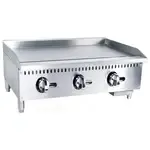 Adcraft Admiral Craft Equipment, BDECTG-36/NG, Gas Griddle