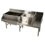 Advance Tabco CRU-60L-7, Underbar Ice Bin/Cocktail Station, Blender Station