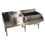 Advance Tabco CRU-60R, Underbar Ice Bin/Cocktail Station, Blender Station