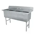 Advance Tabco FC-3-1824, Sink, (3) Three Compartment