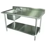 Advance Tabco , KMS-11B-306L, Work Table, With Prep Sink(s)