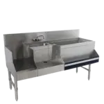 Advance Tabco , PRU-19-48L-10, Underbar Ice Bin/Cocktail Station, Blender Station