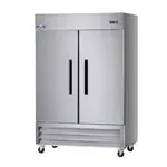 Arctic Air AF49, Freezer, Reach-In, 115V, Two-Section, Self-Contained