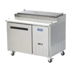 Arctic Air APP48R, Refrigerated Counter, Pizza Prep Table, 115V, 47.5" W, (6) 1/3 Size Pans