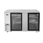 Atosa USA SBB69GGRAUS1, Shallow Depth Glass Door Back Bar Coolers