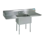 BK Resources BKS-1-18-12-18T, Sink, (1) One Compartment