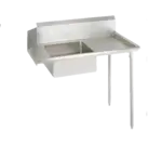 BK Resources BKSDT-26-R, Dishtable, Soiled, Adjustable Bullet Feet