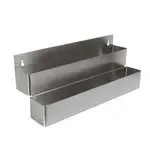 BK Resources BKUBSR-2-48, Speed Rail / Rack, 304 Stainless Steel, Keyhole Mount
