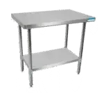 BK Resources SVT-3630, Work Table, 36", Stainless Steel Top