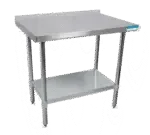 BK Resources VTTR-2424, Work Table, 24", Stainless Steel Top