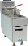 Comstock-Castle CCGTF-25-N, Gas Countertop Fryer, Natural Gas, Adjustable Legs, 25 Lb. Fat Capacity