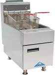 Comstock-Castle CCGTF-35-N, Gas Countertop Fryer, Natural Gas, Adjustable Legs, 35 Lb. Fat Capacity