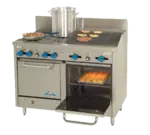 Comstock-Castle , F3218-2RB, Range, 48" Restaurant, Gas