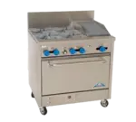 Comstock-Castle F330-1RB, Range, 36" Restaurant, Gas