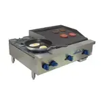 Comstock-Castle FHP36-2RB, Charbroiler / Hotplate, Gas, Countertop