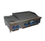 Comstock-Castle , FHP42-2.5LB, Charbroiler / Hotplate, Gas, Countertop