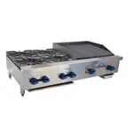 Comstock-Castle FHP48-2RB, Charbroiler / Hotplate, Gas, Countertop