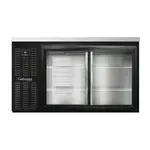 Continental Refrigerator BB59NSGD, Back Bar Cabinet, Refrigerated, 59" W, Glass Doors, Black