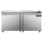 Continental Refrigerator D60N-U, Refrigerator, Undercounter, Reach-In, 60" W, Rehingeable Door, Front Breathing