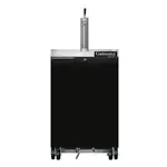 Continental Refrigerator , KC24N, Draft Beer Cooler, 24" W, Black