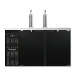 Continental Refrigerator , KC59N, Draft Beer Cooler, 59" W, Black