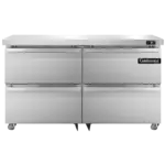Continental Refrigerator SWF48N-U-D, Freezer, Undercounter, Reach-In, 48" W, (1) 12 X 18 X 6 Pan, Front Breathing