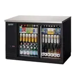 Everest Refrigeration EBB48G-SD, Back Bar Cabinet, Refrigerated, 115V, 49" W, Black
