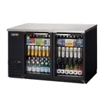 Everest Refrigeration EBB59G, Back Bar Cabinet, Refrigerated, 115V, 57-3/4" W, Hinged Doors