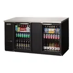 Everest Refrigeration EBB69G, Back Bar Cabinet, Refrigerated, 115V, 68" W, Hinged Doors