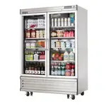 Everest Refrigeration EBGR2, Refrigerator, Reach-In, 115V, Two-Section, Self-Contained