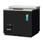 Everest Refrigeration EGC37, Glass and Plate Chiller, 115V, 36-3/4" W, Black