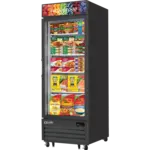 Everest Refrigeration EMGF23B, Glass Door Merchandiser Freezer, Black