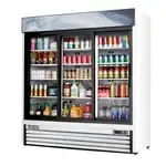 Everest Refrigeration EMGR69, Refrigerator, Merchandiser, 115V, Glass Door, Three-Section