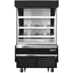 Everest Refrigeration EOMV-36-B-28-S, Open Air Merchandisers, Vertical, Black