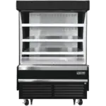 Everest Refrigeration EOMV-48-B-28-S, Open Air Merchandisers, Vertical, Black