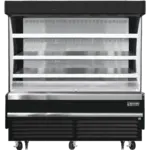 Everest Refrigeration EOMV-72-B-28-S, Open Air Merchandisers, Vertical, Black