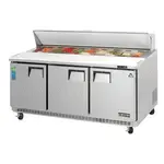Everest Refrigeration EPBNR3, Refrigerated Counter, Sandwich / Salad Unit, 115V, 71-1/8" W, 3 Doors