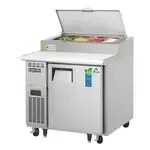 Everest Refrigeration EPPR1, Refrigerated Counter, Pizza Prep Table, 115V, 35-5/8" W, 1 Door