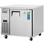 Everest Refrigeration ETF1-24, 24" Deep Side Mount Undercounter Freezer