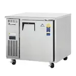 Everest Refrigeration ETF1, Freezer, Undercounter, Reach-In, 115V, 35-5/8" W, Self-Closing Door
