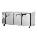 Everest Refrigeration ETF3, Freezer, Undercounter, Reach-In, 115V, 71-1/8" W, Self-Closing Door