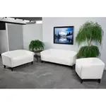 Flash Furniture 111-2-WH-GG, Reception Furniture - Loveseats