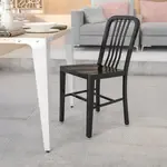 Flash Furniture , CH-61200-18-BK-GG, Indoor Outdoor Chairs, Black, Industrial