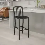 Flash Furniture , CH-61200-30-BK-GG, Indoor Outdoor Barstools, Black, Industrial