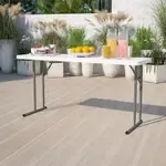 Flash Furniture RB-1860-GG, Folding Tables, Stain Resistant, Gray